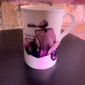 Vespa Scooter bone china mug